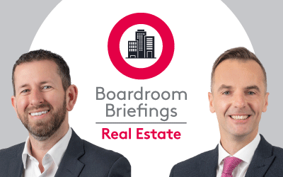 Lawrie Cunningham headshot for Boardroom Briefings Real Estate services