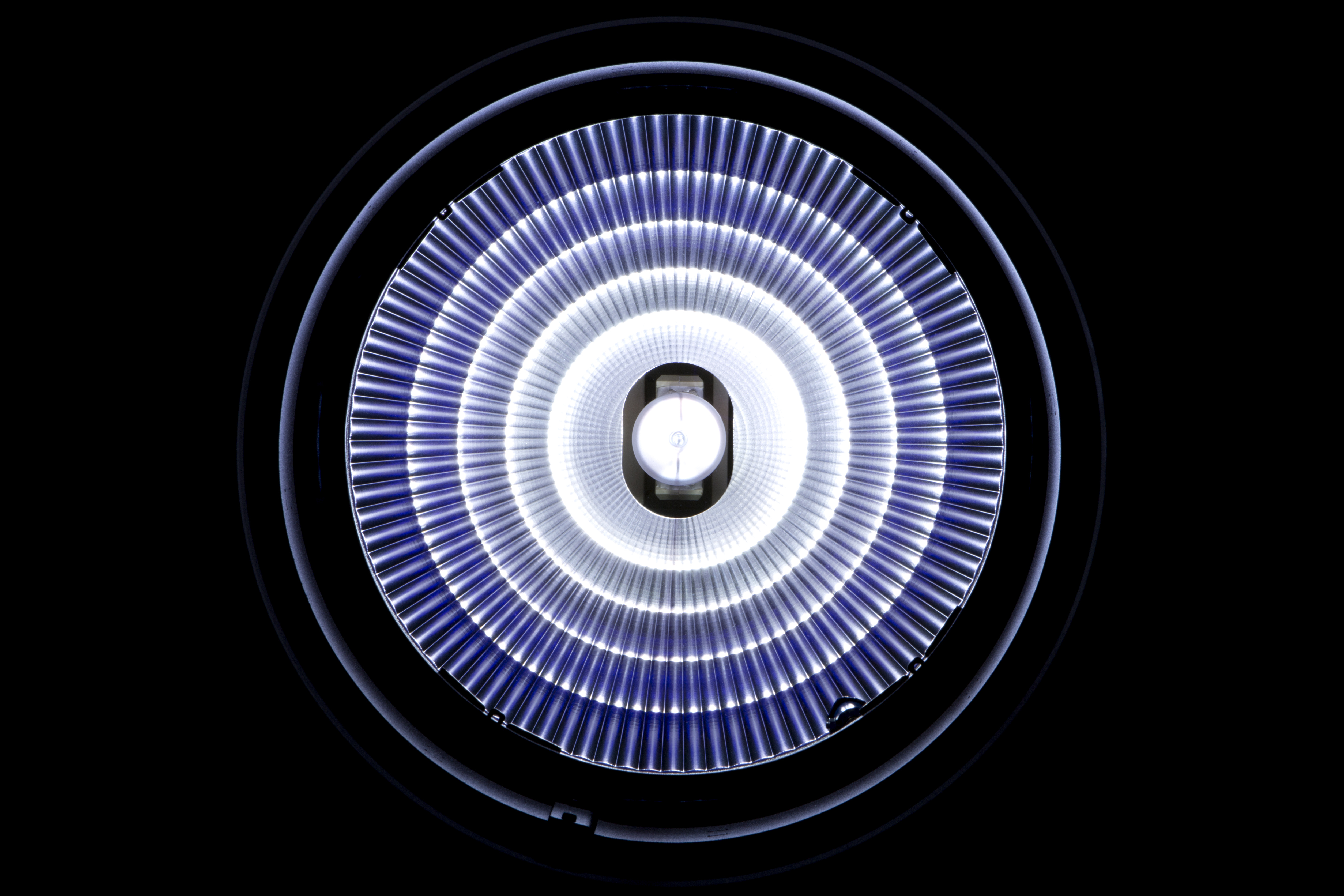 Glass industrial warehouse light