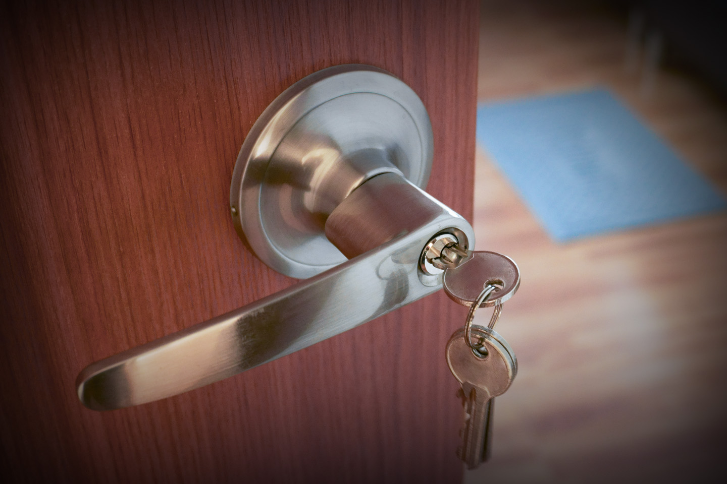 Key in Door Handle