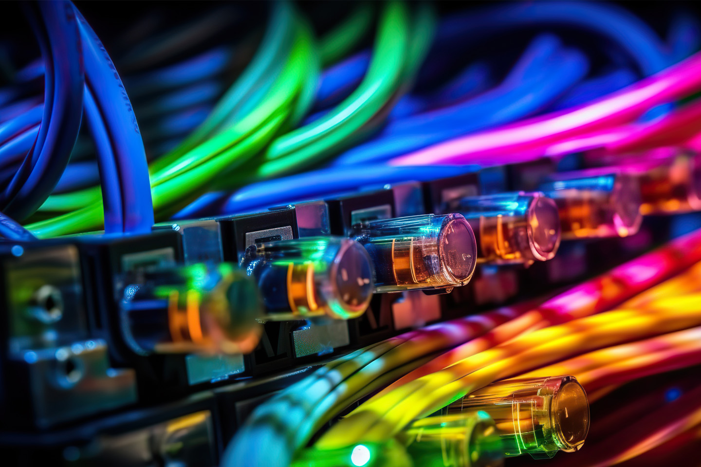 Colourful Server Cables