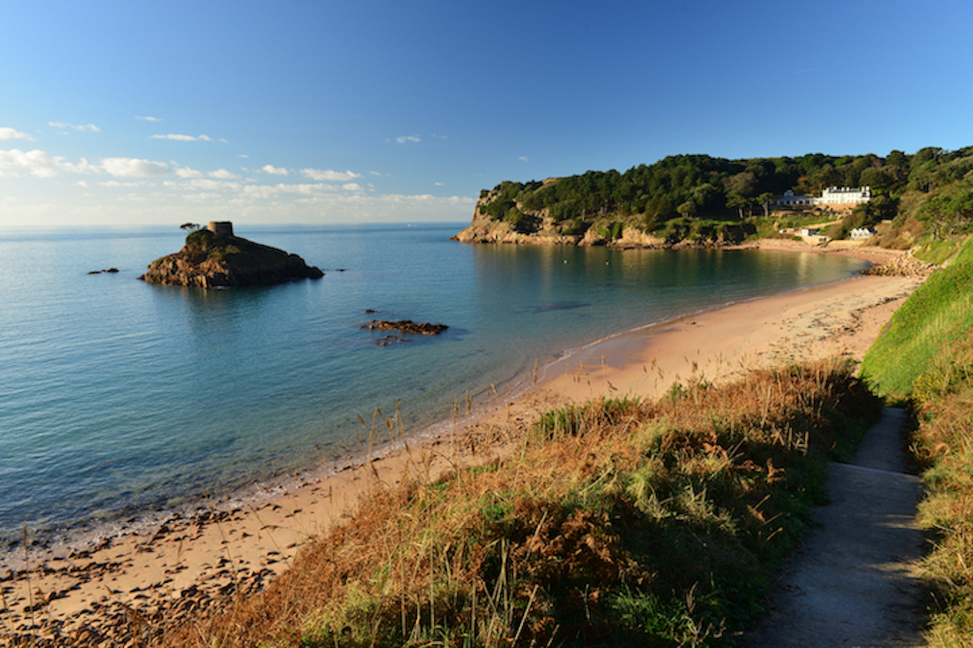 Beauport Bay in Jersey